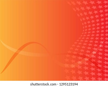 Concept star wavy design. Eps 10 vector background. Gradient mesh included - Vector