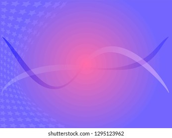 Concept star wavy design. Eps 10 vector background. Gradient mesh included - Vector