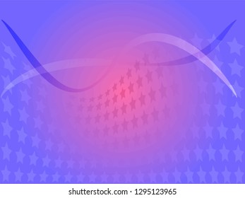 Concept star wavy design. Eps 10 vector background. Gradient mesh included - Vector