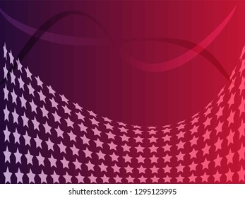 Concept star wavy design. Eps 10 vector background. Gradient mesh included - Vector