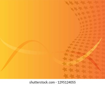 Concept star wavy design. Eps 10 vector background. Gradient mesh included - Vector