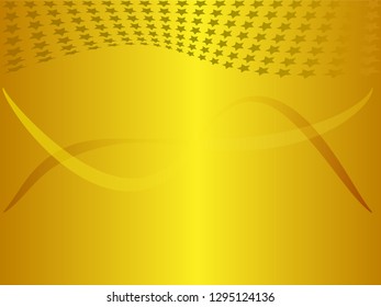 Concept star wavy design. Eps 10 vector background. Gradient mesh included - Vector