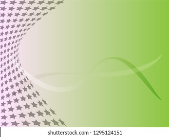Concept star wavy design. Eps 10 vector background. Gradient mesh included - Vector