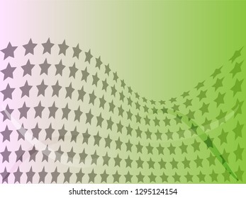 Concept star wavy design. Eps 10 vector background. Gradient mesh included - Vector