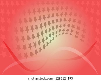 Concept star wavy design. Eps 10 vector background. Gradient mesh included - Vector