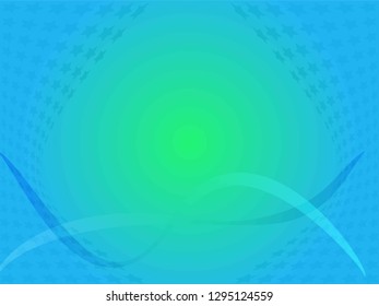 Concept star wavy design. Eps 10 vector background. Gradient mesh included - Vector