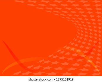 Concept star wavy design. Eps 10 vector background. Gradient mesh included - Vector