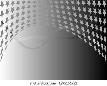 Concept star wavy design. Eps 10 vector background. Gradient mesh included - Vector