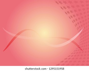 Concept star wavy design. Eps 10 vector background. Gradient mesh included - Vector