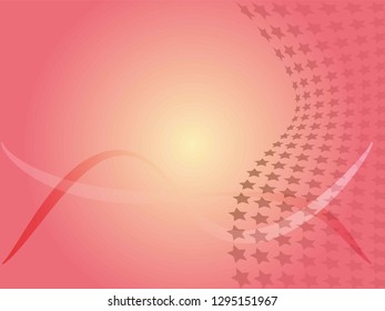 Concept star wavy design. Eps 10 vector background. Gradient mesh included - Vector