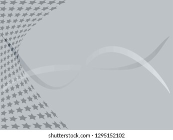 Concept star wavy design. Eps 10 vector background. Gradient mesh included - Vector