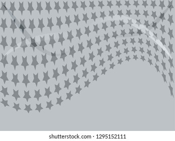 Concept star wavy design. Eps 10 vector background. Gradient mesh included - Vector