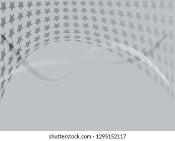 Concept star wavy design. Eps 10 vector background. Gradient mesh included - Vector