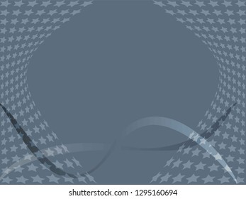 Concept star wavy design. Eps 10 vector background. Gradient mesh included - Vector
