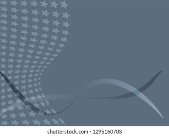 Concept star wavy design. Eps 10 vector background. Gradient mesh included - Vector
