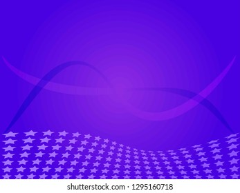 Concept star wavy design. Eps 10 vector background. Gradient mesh included - Vector