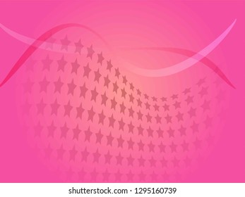 Concept star wavy design. Eps 10 vector background. Gradient mesh included - Vector