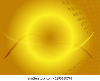 Concept star wavy design. Eps 10 vector background. Gradient mesh included - Vector