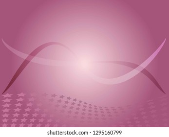 Concept star wavy design. Eps 10 vector background. Gradient mesh included - Vector
