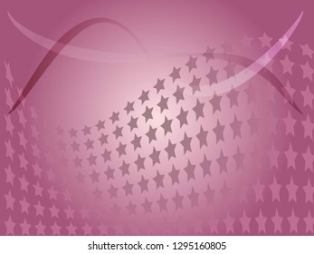 Concept star wavy design. Eps 10 vector background. Gradient mesh included - Vector