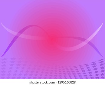 Concept star wavy design. Eps 10 vector background. Gradient mesh included - Vector