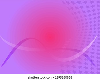 Concept star wavy design. Eps 10 vector background. Gradient mesh included - Vector