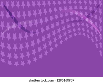 Concept star wavy design. Eps 10 vector background. Gradient mesh included - Vector