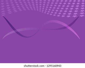 Concept star wavy design. Eps 10 vector background. Gradient mesh included - Vector