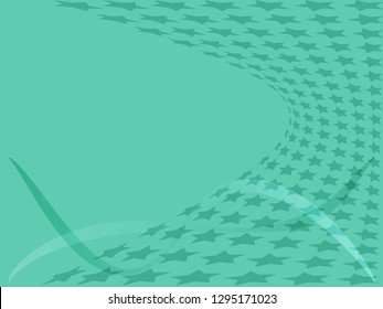 Concept star wavy design. Eps 10 vector background. Gradient mesh included - Vector