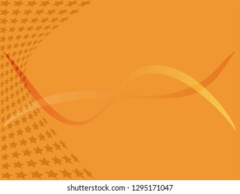 Concept star wavy design. Eps 10 vector background. Gradient mesh included - Vector