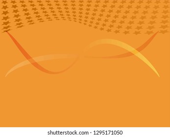 Concept star wavy design. Eps 10 vector background. Gradient mesh included - Vector