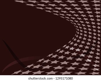 Concept star wavy design. Eps 10 vector background. Gradient mesh included - Vector