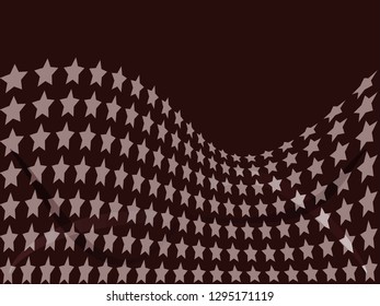 Concept star wavy design. Eps 10 vector background. Gradient mesh included - Vector