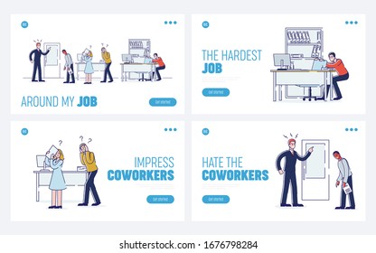 6,507 Crazy Office Cartoon Images, Stock Photos & Vectors | Shutterstock