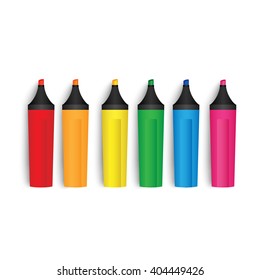 Concept student vector objects set