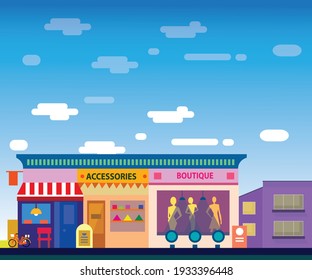 Concept Of Supermarket Vector Illustration 2021