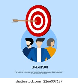 Concept of target audience, focus group, customer retention solution, social campaign, public relations, marketing strategy, human resources, team work or job, headhunt, client engagement