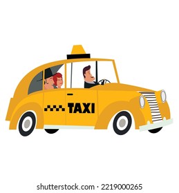 concept of taxi online map pick and drop service vector illustration
