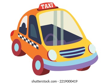 concept of taxi online map pick and drop service vector illustration