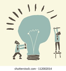 concept: teamwork results in creating ideas