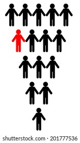 concept of teamwork - working together - vector