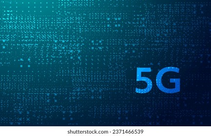 concept of technology 5G mobile network , New generation telecommunication , high-speed mobile Internet,