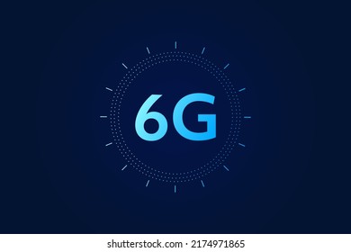 concept of technology 6G mobile network , New generation telecommunication , high-speed mobile Internet,