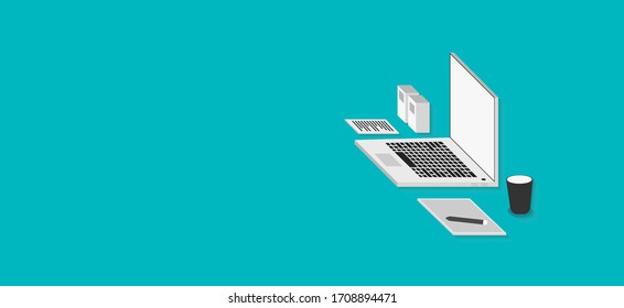 Concept of technology Can be used for web banners, infographics, vector images, separate three-dimensional images