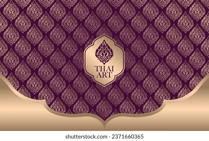 Concept of Thai Art vector designs 