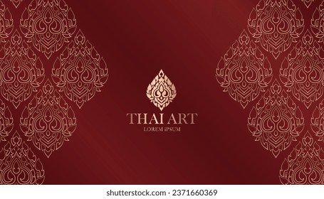 Concept of Thai Art vector designs 