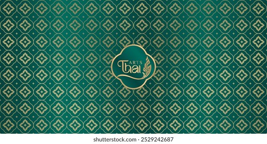 Concept of Thai Art vector designs 