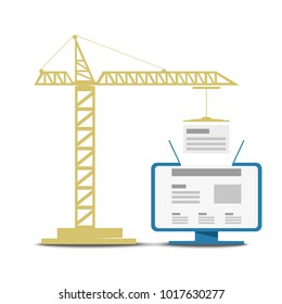 Concept that illustrates that information architecture will increase the clarity of web pages.