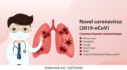 Concept of the threat of spreading coronavirus infection 2019-nCoV. 2019-nCoV. China pathogen respiratory coronavirus 2019-nCoV. Vector illustration.