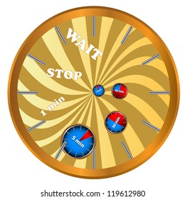 The concept time flies in unique style